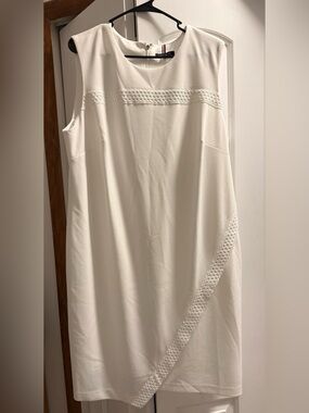 Tommy Hilfiger White Dress with detail trim